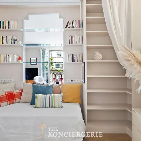 Apartament Elegance Haussmannienne 3 Avec Balcon - Auteuil Paryż